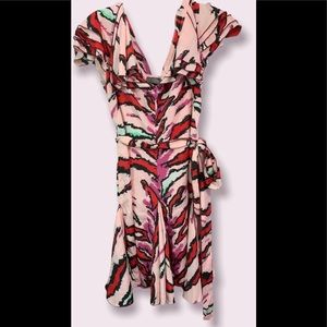 Zac Posen for Target Pink Animal Print Mini Dress  (size L)